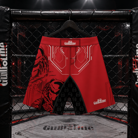 RED MMA SHORTS PREDATOR
